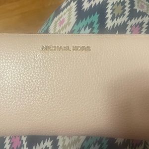 Michael Kors Blush Pink Continental Wallet.